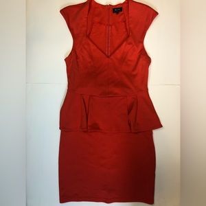 Bardot Peplum Dress